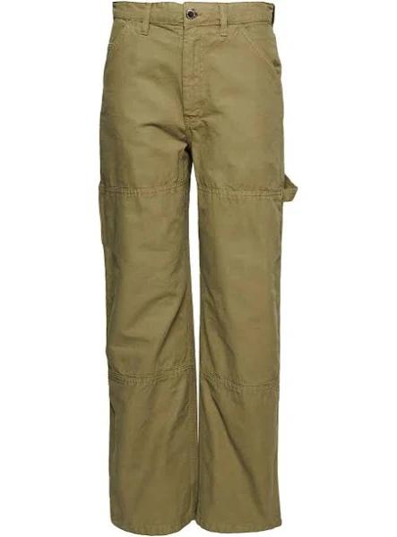 Superdry Vintage Wide Carpenter Pants Brown 28 / 32 Woman W7010910A-6HS-32-28