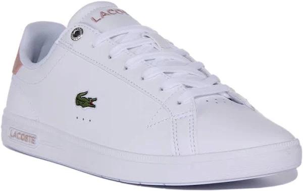 Lacoste Women's Graduate Pro Sneakers White Size UK 3