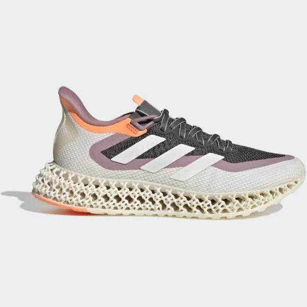 Adidas Women's 4DFWD 2 Running Shoes - Grey Five/Zero Met/Beam Orange