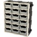 Montgomery Grey Interlocking 18 Tray Organiser