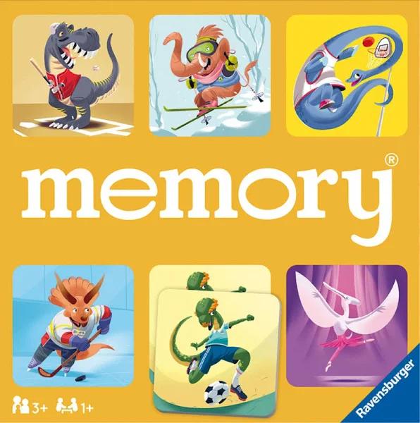 Ravensburger - Memory Game Dinosaur Sports