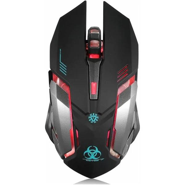 Wireless Gaming Mouse, VEGCOO C8 Silent Click Wireless Rechargeable