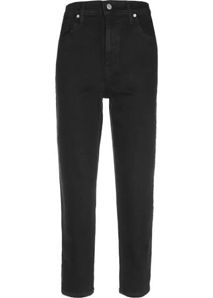 Levi's High Waist Mom Jeans in Black