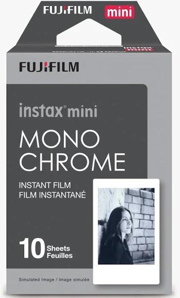 Fujifilm Instax Mini Monochrome Film - 10 Exposures