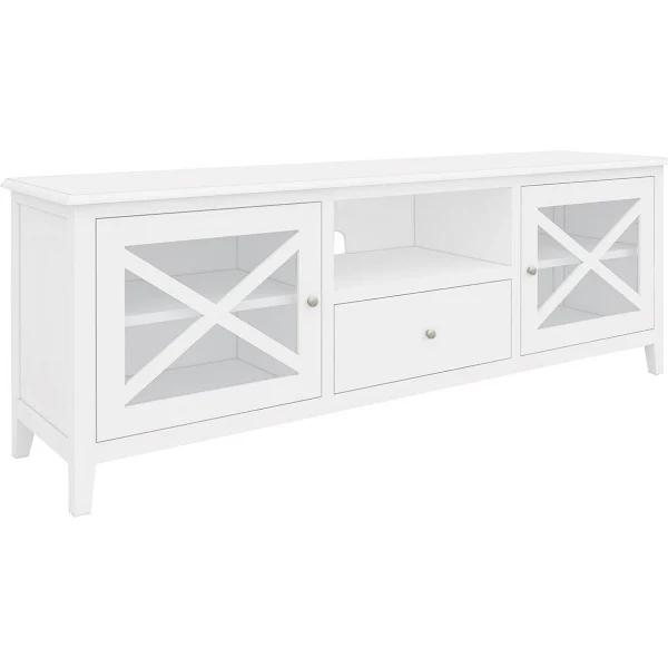 Daisy ETU Entertainment TV Unit 210cm Solid Acacia Wood Hampton White