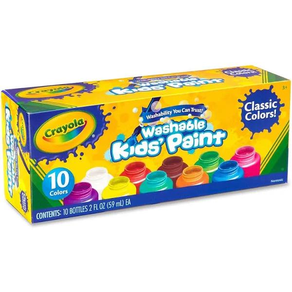 Crayola 10 Washable Kids Paint