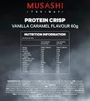 Musashi Crisp Protein Bar Vanilla Caramel, 60g