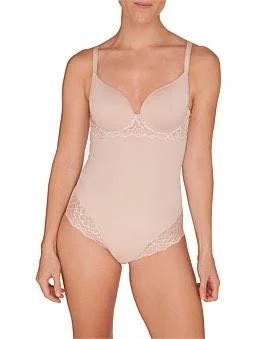 Simone Perele Caresse 3D Control Bodysuit Peau Rose