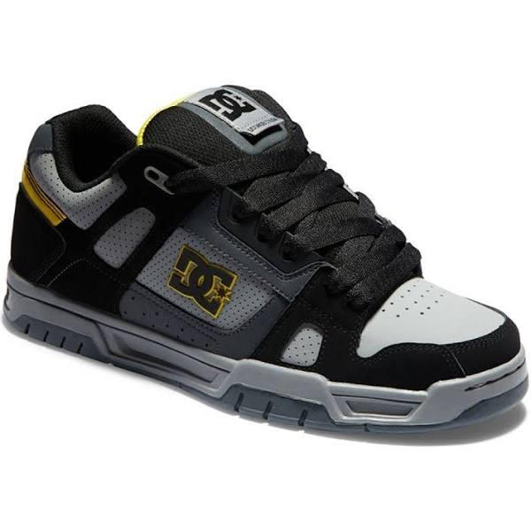 DC Shoes Stag Shoes Grey Black Yellow - 48.5