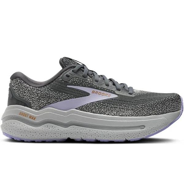 Brooks Ghost Max 2. Womens. D Wide. Ebony/Sweet Lavender/Alloy 9