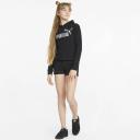 Essentials+ Shorts - Girls 8-16 Years in Black, Size 4T, Cotton/Elastane by Puma