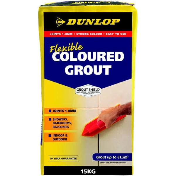 Dunlop 15kg Misty Grey Coloured Flexible Grout