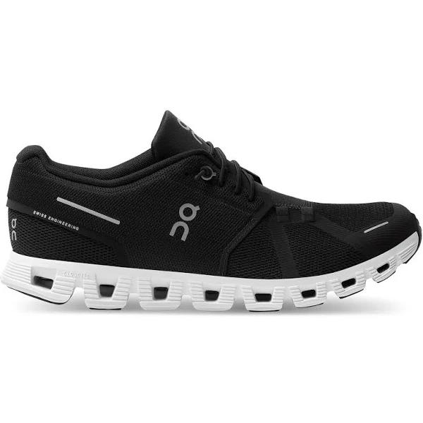 On Cloud 5 Running Sneakers Black,White