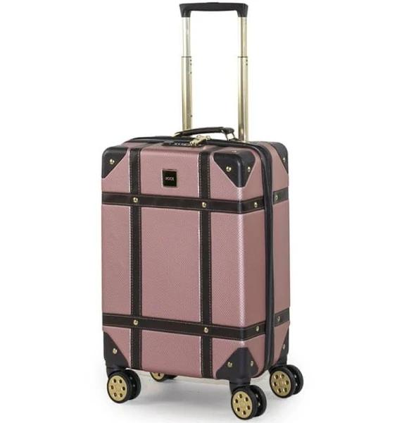 Rock Vintage 54cm Carry On Hardsided Luggage - Pink