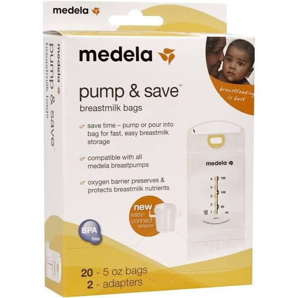 Medela Pump & Save Breastmilk Bags 20 Pack