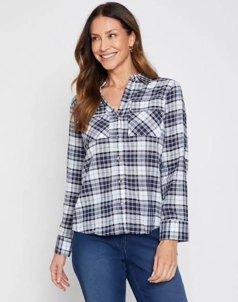 Millers - Womens Tops - Soft Touch Check Shirt - 12