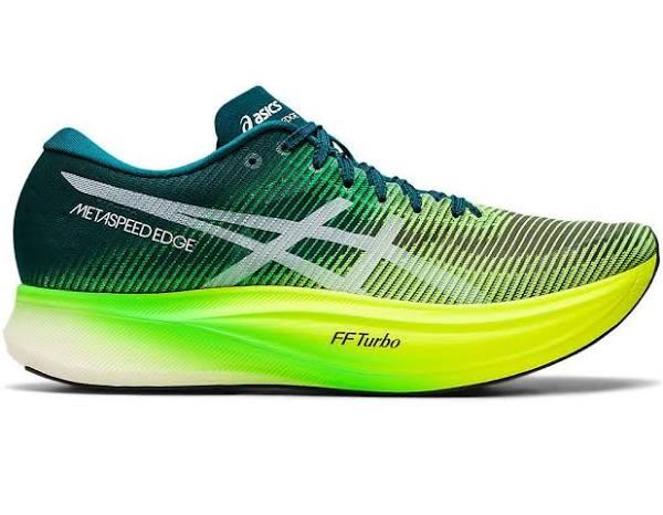 Asics Metaspeed Edge + Velvet Pine / Safety Yellow Unisex Size 7