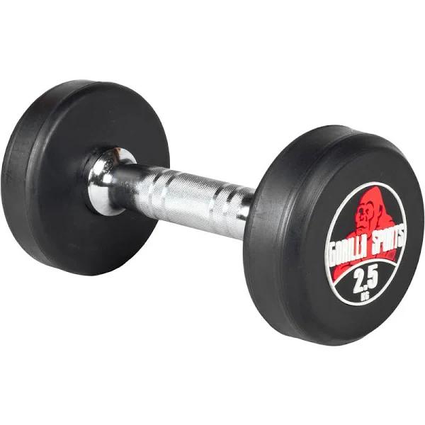 Gorilla Sports Commercial Grade Dumbbell 2.5kg