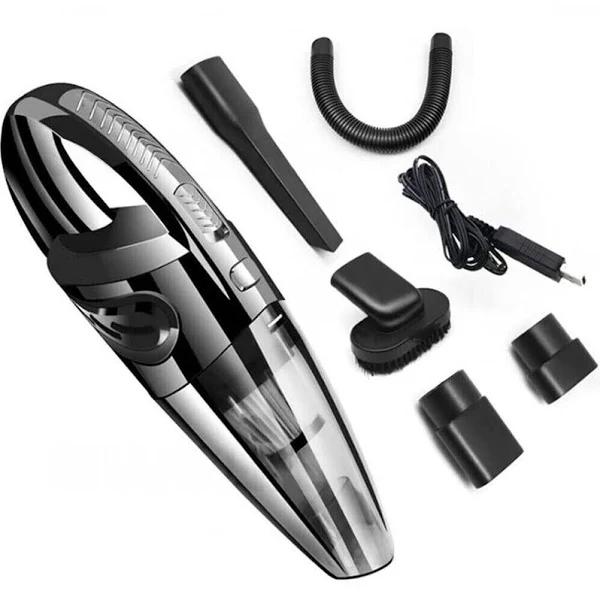 Car Vacuum Cleaner Handheld 12V 120W Cordless Rechargeable Portable Home