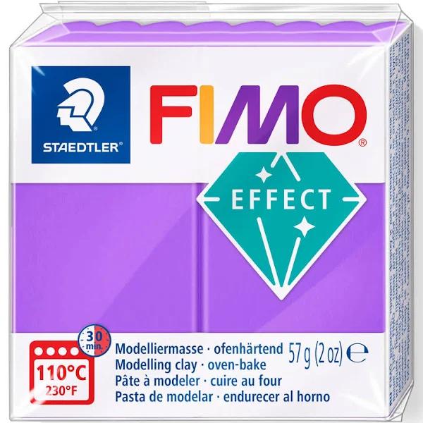 Fimo Effect Polymer Clay - Translucent Purple No 604