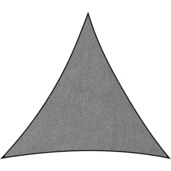 Wallaroo Outdoor Sun Shade Sail Canopy Grey Triangle 5 x 5 x 5m