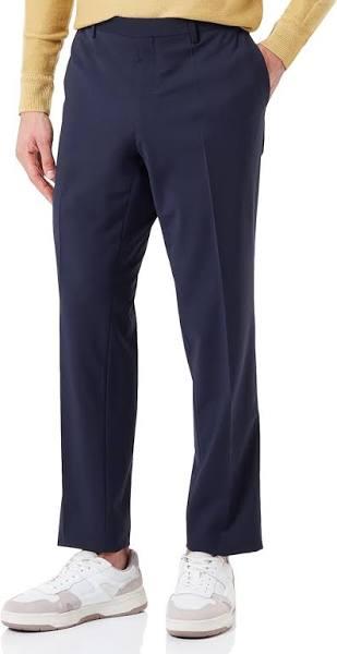 Hugo Boss Henry Slim Fit Suit Pant in Pure Wool Dark Blue 56