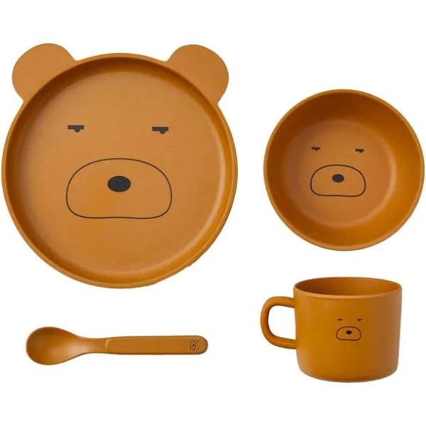 Jiggle & Giggle Animal Faces Dinner Set - Assorted 4pc