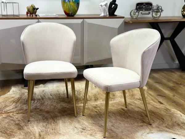 Luxury Velvet Dining Chairs | Gold Legs Chairs | Marco Furniture