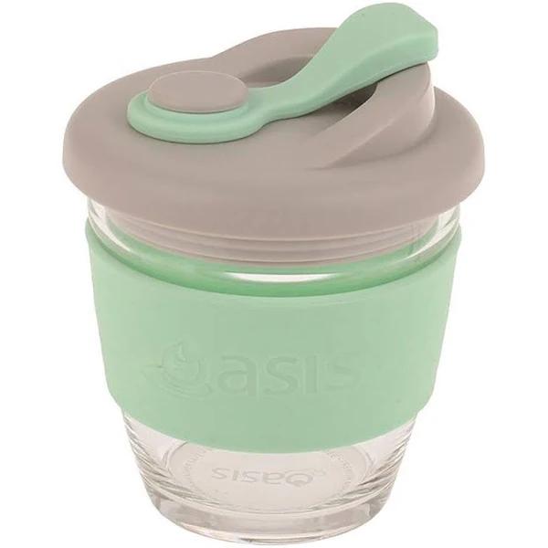 Oasis Borosilicate Glass Eco Cup 227ml - Spearmint