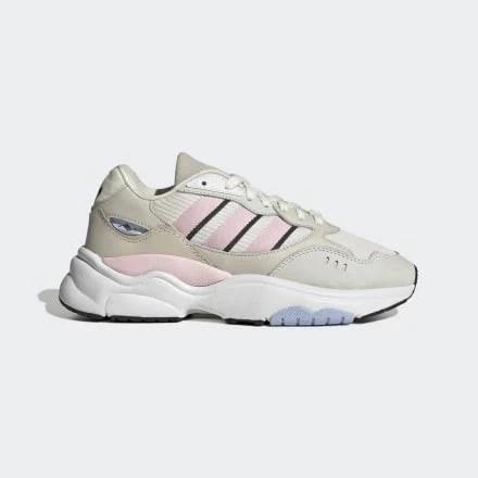 adidas-Retropy F90 Shoes-Women-Off White / Clear Pink / Blue Dawn S23-10