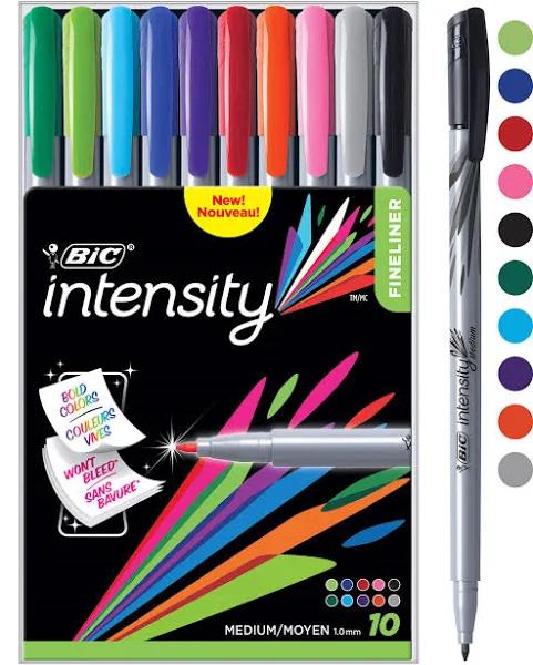 10 Pack Bic Intensity Fineliners | GimmeNow