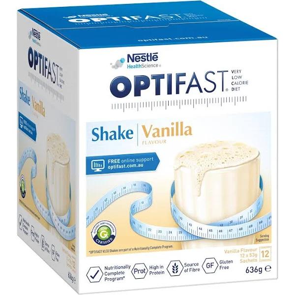 Optifast VLCD Shake Vanilla 53g Sachets 12