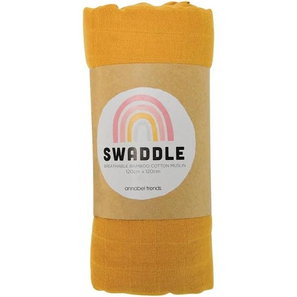 Muslin Swaddle Mustard