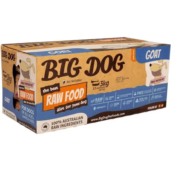 Big Dog Barf Goat Raw Dog Food 3kg