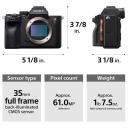 Sony Alpha A7R IV Mirrorless Camera Body