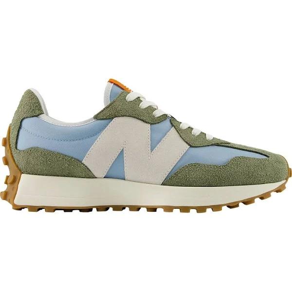 New Balance unisex 327 - Green/Blue (Size 6)