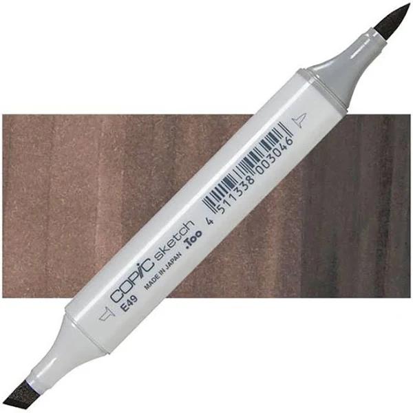 Copic Sketch Marker - Dark Bark E49