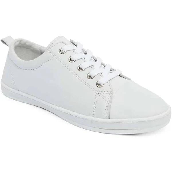 Easy Steps Waffle Sneaker in White Leather White 37