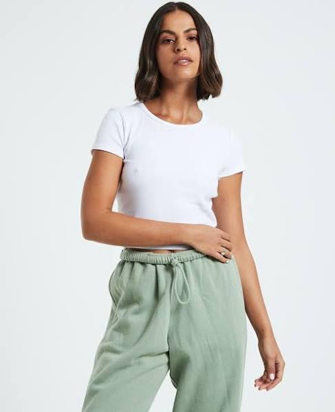 General-Pants-Co-Basics - Women's - Baby Tee White - XL