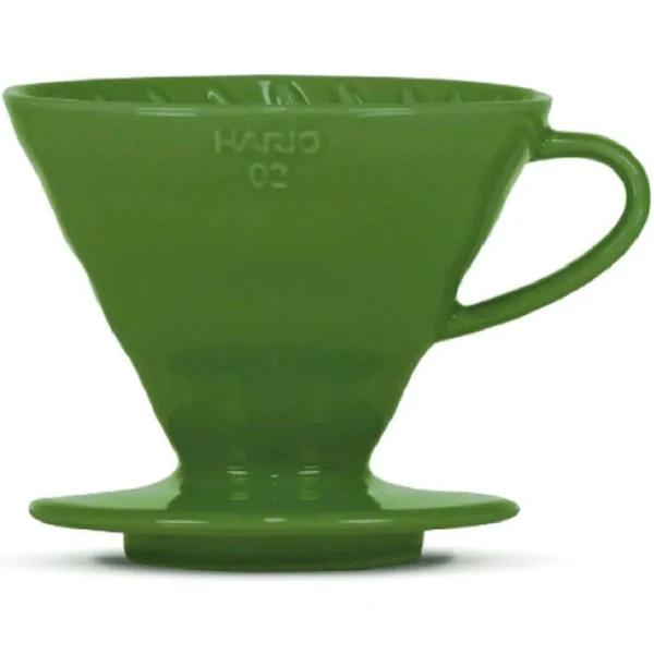 Hario V60 Ceramic Coloured Drippers - Dark Green - AfterPay & zipPay Available