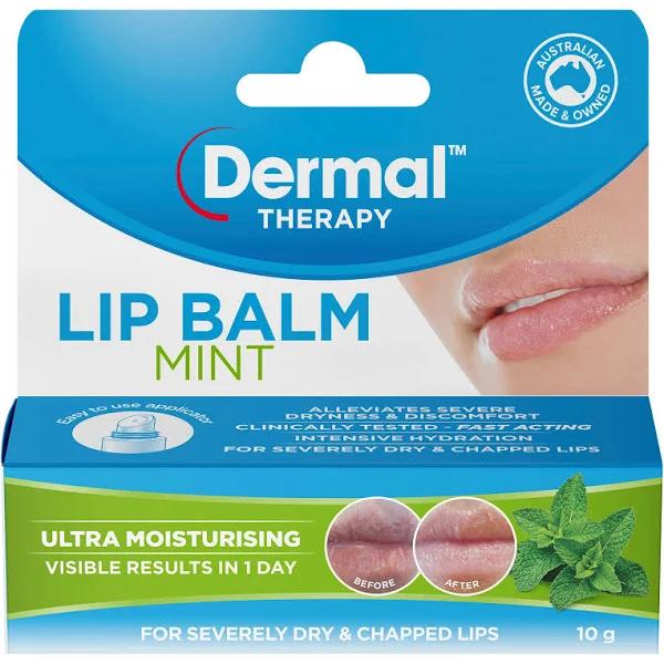 Dermal Therapy 10 Grams Lip Balm - Mint