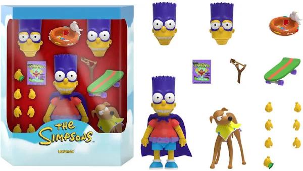 The Simpsons Ultimates 7" Action Figure - ToyShnip, Bartman