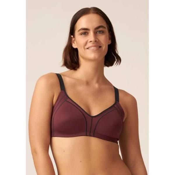 Naturana Wireless Bra Minimizer | Size: 95E | Color: Bordeaux