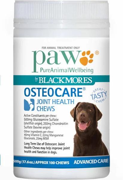 Paw Osteocare Chews 500g Joint Health