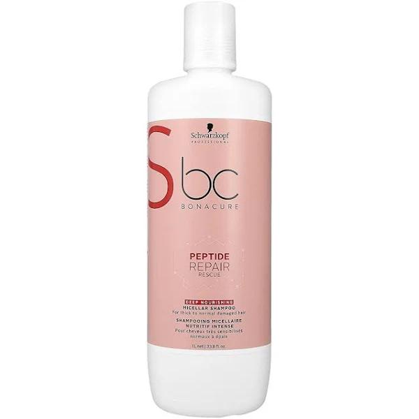 Schwarzkopf BC Bonacure Peptide Repair Rescue Deep Nourishing Micellar Shampoo 1000ml