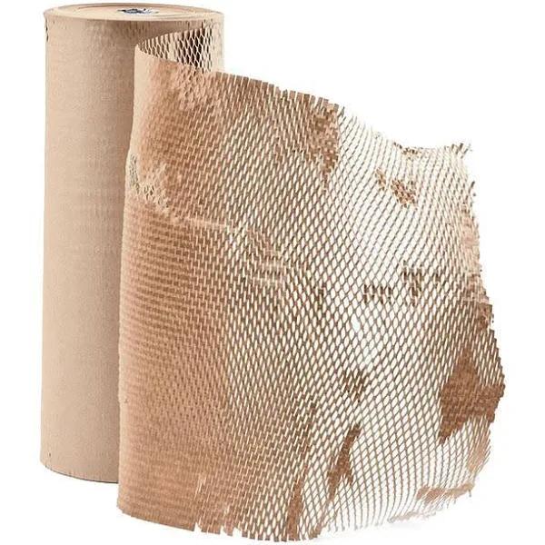 Eco Friendly Honeycomb Roll Kraft Paper Bubble Wrapping 30CMX100M