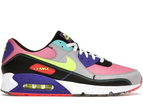 Nike Air Max 90 'Exeter Edition - Neon' Mens Sneakers - Size 9.5