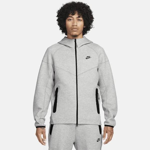 Nike Sportswear Tech Fleece Full-Zip Hoodie Heather Grey/Black