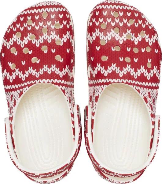 Crocs Classic Holiday Sweater Clog; Multi, M12