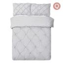 Giselle Bedding Super King Size Quilt Cover Set - Grey